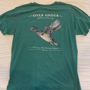 Green Over & Under Tee